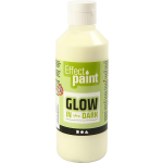 Creotime glow in the dark verf 250 ml - Geel