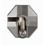 Huzzle breinbreker Cast Vlag niveau 1 11,8 cm staal zilver - Grijs