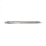 Kikkerland pen met zaklamp led 14 cm zilver - Silver