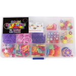 DIY loombandjesbox Colorful meisjes 30 x 12 cm 214 delig