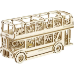 Wooden City modelbouwset Londen Bus hout naturel 216 delig