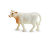 Safari speelset Lucky Minis koeien 2,5 cm 192 delig - Wit