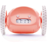 Clocky alarmklok op wielen 13,5 x 9 x 9 cm - Roze