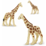 Safari speelset Good Luck Minis giraffen 2,5 cm 192 delig - Bruin