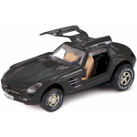 Darda speelgoedauto Mercedes Benz SLS AMG pull back - Zwart