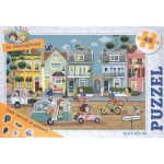 Rebo Productions legpuzzel De Verstopstraat junior 48 stukjes