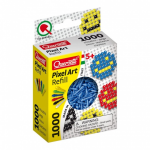 Quercetti Pixel Art aanvuldoos diameter 4 mm 1000 delig - Blauw