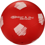 Get & Go Voetbal PVC 21 cm Per Stuk Maat 4 - Rood