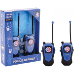 Johntoy walkie talkie set Politie 2 delig 80 mtr - Blauw