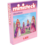 Ministeck prinsessen 4 in 1 1400 delig - Roze