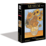 Clementoni legpuzzel Museum Collection Zonnebloemen 1000 stukjes - Geel