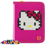 Pixie Crew etui met pixels Hello Kitty 19 cm - Roze