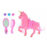 Toi-Toys Toi Toys speelset Dream horse eenhoorn 16 cm - Roze
