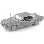 Metal Earth Ford Mustang Coupe 1965 3D modelbouwset 9 cm - Silver