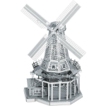 Metal Earth windmolen 3D modelbouwset - Silver