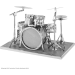 Metal Earth Drumstel 3D modelbouwset 8,2 cm - Silver