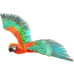 Metal Earth Iconx Parrot Jubilee Macaw modelbouwset