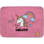 ACHOKA vloerkleed I&apos;m a unicorn 100 x 150 cm - Roze