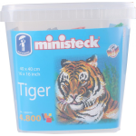 Ministeck tijger 4800 delig - Bruin