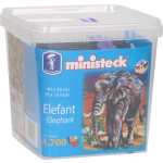 Ministeck olifant 4700 delig - Grijs