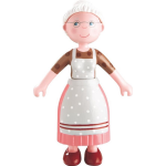 HABA Little Friends poppenhuispop Oma Elli meisjes 12 cm/bruin - Roze