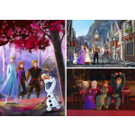 Disney legpuzzel Frozen 2 meisjes 3 in 1 karton 144 stukjes