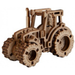 Wooden City modelbouwset tractor Superfast 7,5 cm hout naturel