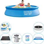 Intex Zwembad Combinatie Deal - Easy Set Rond 244x61 Cm - Blauw