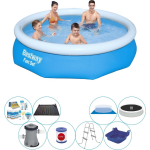 Bestway Fast Set Rond 305x76 Cm - Deluxe Zwembad Set - Blauw