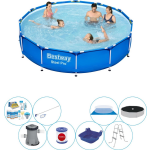 Bestway Deluxe Zwembad Deal - Steel Pro Rond 366x76 Cm - Blauw