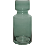 Decoris e Vazen/bloemenvaas 3 Liter Van Glas 11 X 24,5 Cm - Glazen Vazen Voor Bloemen En Boeketten - Groen