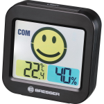 Bresser Thermo/hygrometer Mytime Smile 8 X 3 X 7,7 Cm - Zwart