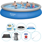 Bestway Fast Set Rond 457x84 Cm - Zwembad Comfort Pakket - Blauw