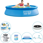Intex Zwembad Combinatie Pakket - Easy Set Rond 244x61 Cm - Blauw