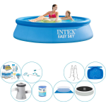 Intex Zwembad Pakket - Easy Set Rond 244x61 Cm - Blauw