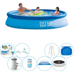 Intex Zwembad Pakket - Easy Set Rond 366x76 Cm - Blauw