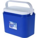 Koelbox Klein Kunststof 10 Liter - Kleine Koelbox Voor Lunch/ Bouw/ Strand - Koelboxen Voor Onderweg - Blauw