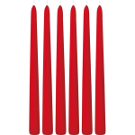 Trend Candles 6x Rode Dinerkaarsen 30 Cm 13 Branduren - Geurloze Kaarsen - Tafelkaarsen/kandelaarkaarsen - Rood