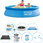Intex Easy Set Rond 244x61 Cm - Alles In 1 Zwembad Set - Blauw