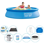 Intex Easy Set Rond 244x61 Cm - Deluxe Zwembad Pakket - Blauw