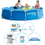 Intex Metal Frame Rond 305x76 Cm - 6-delig - Zwembad Met Accessoires - Blauw