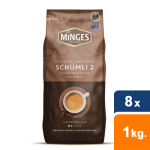 Minges - Café Crème Schümli 2 Bonen - 8x 1 kg