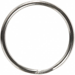 Creotime ringen 25 mm 8 stuks zilver - Silver