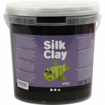 Silk Clay boetseermateriaal 650 gr 1 stuk - Zwart
