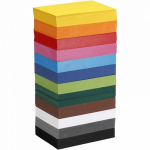 Colortime gekleurd karton 10,5 x 14,8 cm 1200 stuks 180 g multicolor