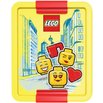 Lego broodtrommel Iconic Girl junior 17 x 13,5 cm PP geel/rood