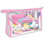 Sweet Dreams toilettas eenhoorn meisjes 23 x 15 cm 6 delig - Roze
