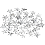 Creative strasstenen sterren 11x12x16mm zilver 360 stuks