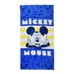 Disney badlaken Mickey junior 70 x 140 cm katoen/geel - Blauw