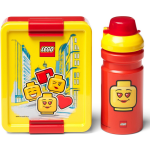 Lego lunchset Iconic junior 17 x 13,5 cm pp rood/geel 2 delig